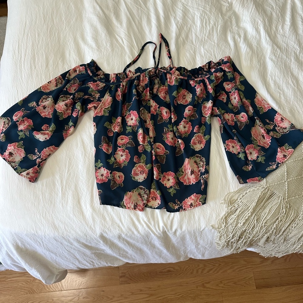 Harlowe & Graham Floral Blouse